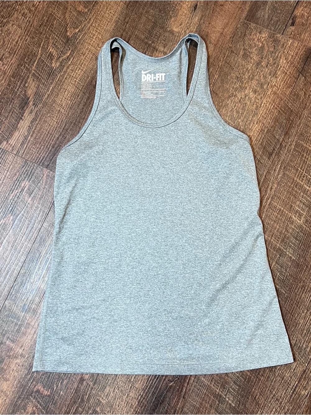 Nike Women's Gray Racerback Tank Top